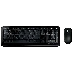 Teclado E Mouse Sem Fio Desktop 850 Usb Preto - Py900021