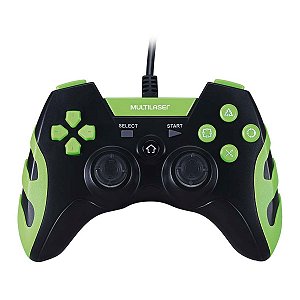 Controle Gamer Para Ps3 E Pc Preto E Verde Js091