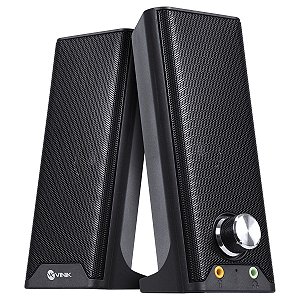 Caixa De Som 2.0 Dual Basic 6w - Fone E Microfone - Cxdu-bsic