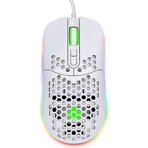 Mouse Gamer Vx Gaming Void Branco Rgb - Até 7600 Dpi - Mgv110b