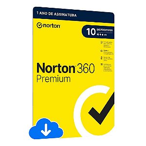 Antivírus Norton 360 Premium 10 Dev 12 Meses ESD 21414573