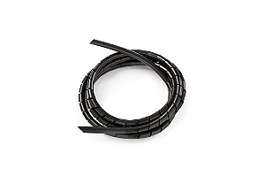 ORGANIZADOR DE CABOS TUBO ESPIRAL 2m (19,1mm) 3/4 PRETO FRONTEC@