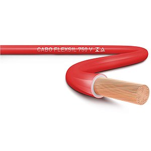 Cabo Flexivel Flexsil 750v 0,50mm² 200m Vermelho