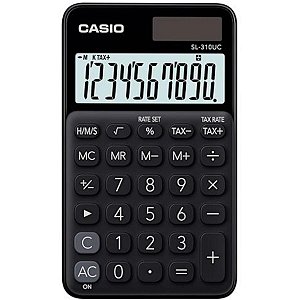 Calculadora De Bolso 10 Digitos Preta Sl-310uc-bk