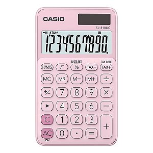 Calculadora De Bolso 10 Digitos Rosa Sl-310uc-pk