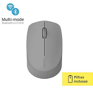 Mouse Sem Fio 1300dpi Bluetooth Ra010 Cinza