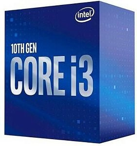 Processador Intel Core I3-10105f 3.7ghz Turbo 4.4ghz 6mb Cache 4 Nucleos, 8 Threads Sem Video Integrado Lga 1200