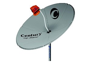 Antena Parab Banda C E Ku Digimaster 1,50 Capa (cinza) C/2 Century