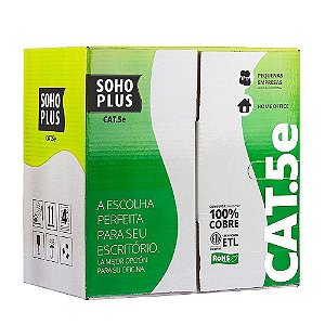 Cabo Sohoplus U/utp Cat5e Azul Claro 305m - 23200099