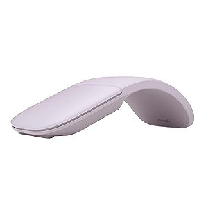 Mouse Microsoft Sem Fio Bluetooth Arc 1000 Dpi Lilas - Elg-00016