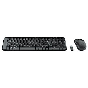 Combo Teclado E Mouse Logitech Sem Fio Mk220 - 920-004431 [F004]