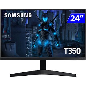 Monitor Gamer Samsung 24p Fhd 75hz Ips Vesa Hdmi - Lf24t350fhlmzd