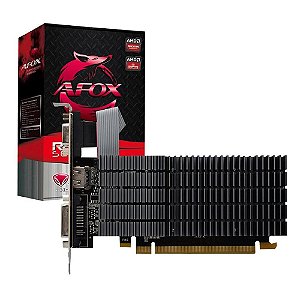 Placa De Video Afox Radeon R5 220 2gb ddr3 64 Bits - Hdmi - Dvi - Vga - Afr5220-2048d3l5-v2