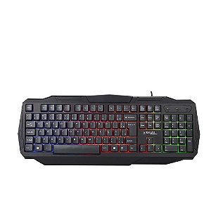 Teclado Bright Gamer Luminoso Abnt2 107 Teclas Usb - 0464