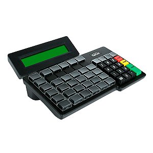 Teclado Gertec Preto TEC 55 C/ DISPLAY USB 2.0 00409634 [F030]