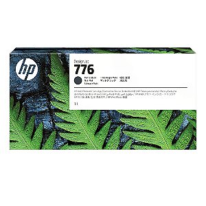 Cartucho de Tinta HP 776 Preta Fosca 1L PLUK 1XB12A [F030]