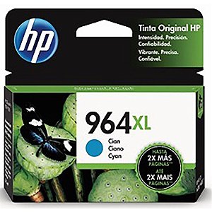 Cartucho de Tinta HP 964XL Ciano 3JA54AL [F030]