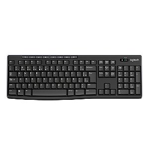 Teclado Logitech K270 Preto sem fio 920-004427-C [F030]