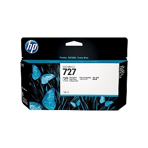 Cartucho de Tinta HP 727 Preto Photo PLUK 130ml B3P23A [F030]