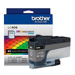 Cartucho de Tinta Brother Preto 3K LC406BKS [F030]