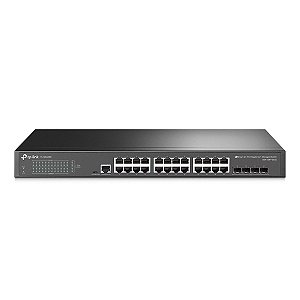 Switch Gerenciável L2+ C/ 24 Portas Gigabit E 4 Slots Sfp Jetstream Tl-sg3428 Smb [F023]