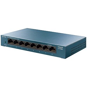Switch Gigabit De Mesa Com 8 Portas 10/100/1000 Ls108g Smb [F023]