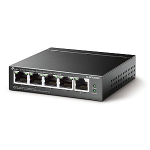 Switch Poe 5 Portas Fast 10/100 (4 Portas Poe) Tl-sf1005lp Smb [F023]