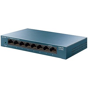 Switch Gigabit De Mesa Com 8 Portas 10/100/1000 Ls108g Smb [F018]