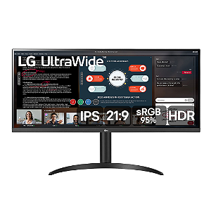 Monitor Lg 34" Led/ips Full Hd 75hz 5ms Hdmi Ultrawide Vesa - 34wp550-b.awzm