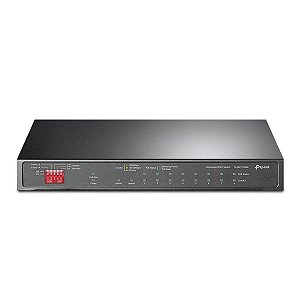 Switch Gigabit Profissional 10/100/1000 C/ 10 Portas (sendo 8 Poe) Tl-sg1210mp Smb [F018]