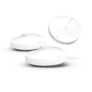 Roteador Wireless Sistema Wi-fi Mesh Dual Band 2,4/5ghz Ac1300 Deco M5 Pack C/ 3 Unidades [F018]