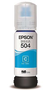 Garrafa De Tinta Epson Ciano 70ml - T504220-al