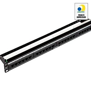 Patch Panel CAT.5E 24 Portas Nexans [F002]