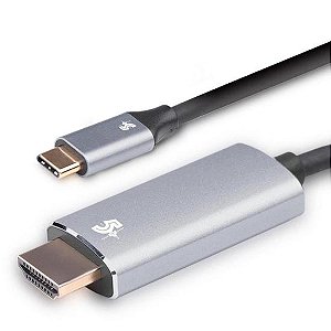 Cabo Adaptador USB-C Para HDMI 4k 60hz 1.8m 5+ [F002]