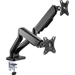 Suporte Articulado Para Dois Monitores com Pistão a Gás Fortrek FK 441S 17"-32" [F002]