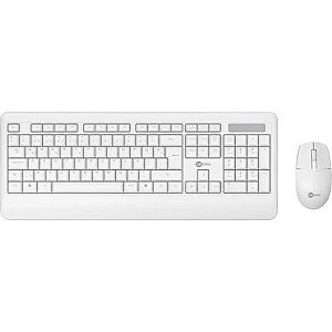 Kit Teclado e Mouse Sem Fio Lecoo KW202 Branco [F002]