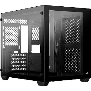 Gabinete Gamer Aerocool Dryft Preto Lateral Vidro [F002]