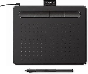 Mesa Digitalizadora Wacom Intuos Pequena Preta 2540lpi Usb - Ctl4100