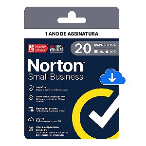 Norton Small Business 250GB 20 dispositivos 12 meses ESD - 21460349