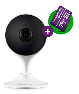 Câmera de Segurança Interna - 2Megapixel - Wi-Fi - Full HD 1080p - C/ Microsd 32GB - Intelbras IM3