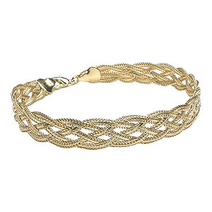 Pulseira trançada 5 fios