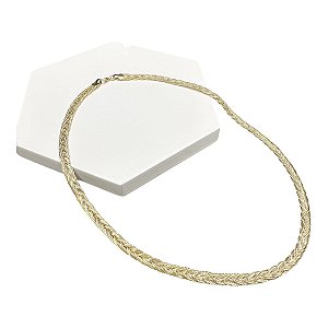 Choker trançada 5 fios
