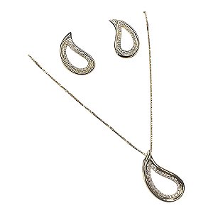 Conjunto gota vazada micro zircônia