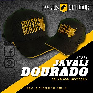 Boné Javali Dourado - Guerreiros Bushcraft
