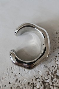 Bracelete Ródio Orgânico Maxi