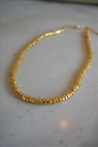Colar Dourado Canutilhos G