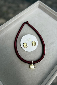 Composição Cordão com Brinco