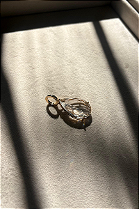 Pingente Gota de Cristal Grande