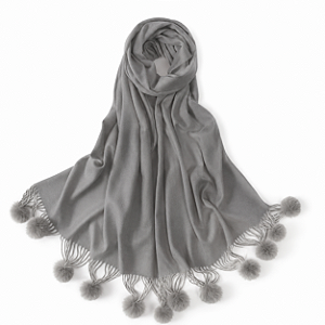 Pashmina Básica Cinza