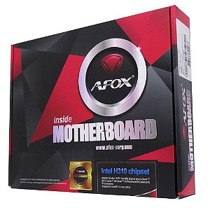 Placa Mãe Afox - H310 - M.2, DDR4